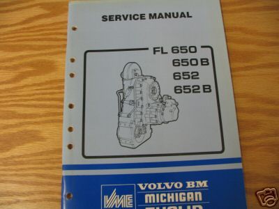 VOLVO BM FL 650 650 B 652 652 B SERVICE MANUAL  