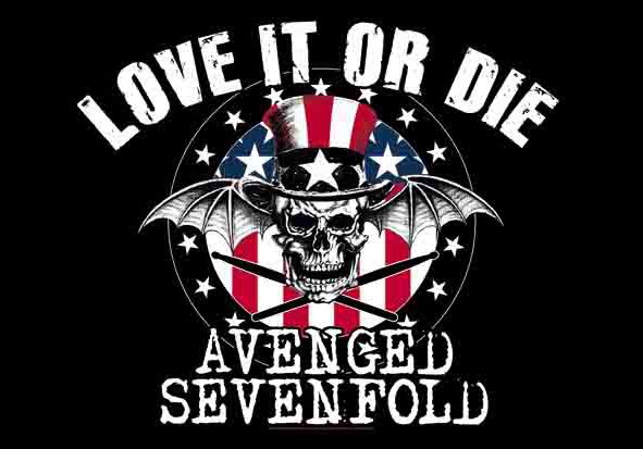 AVENGED SEVENFOLD Love It Or Die POSTER FLAG METAL NEW  