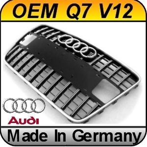 OEM Audi Q7 V12 TDI Grill SFG Sport Chrome Grille NEW  