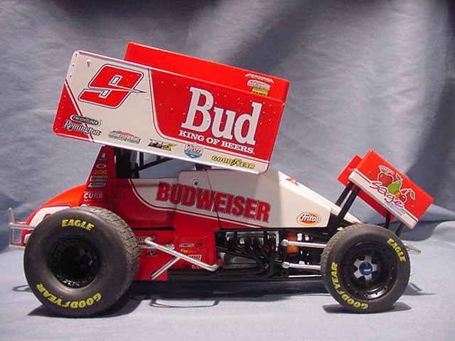   VINTAGE BUDWEISER KNOXVILLE R&R SPRINT CAR GMP 118 DIECAST RACE