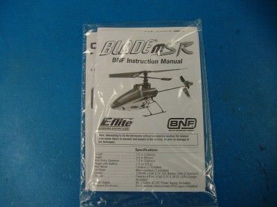 Flite Blade mSR Micro Electric R/C Helicopter Parts Single Rotor 