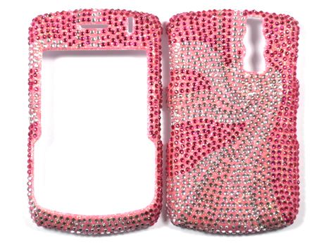 BLING DIAMOND HARD SKIN CASE COVER for BLACKBERRY CURVE 8330 PINK 1 