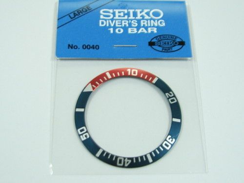SEIKO 7S26 0040 10 Bar Watch Large PEPSI Bezel INSERT  