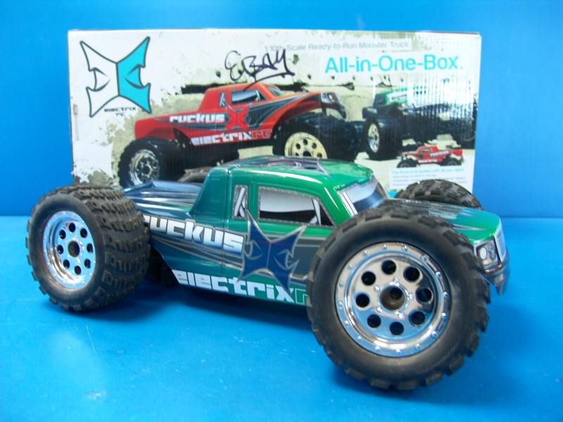 Electrix Ruckus Monster Truck 1/10 Scale Electric R/C RC Dynamite 