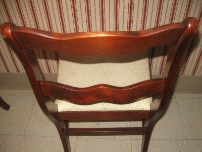 Tell City Chair Co 2 Mahogany Duncan Phyfe Roseback Chairs 586  