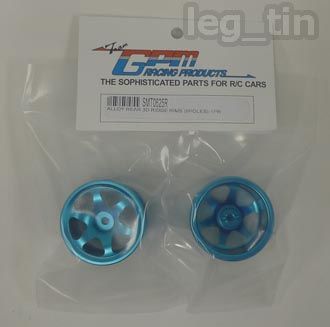 GPM Alloy R 3D Ridge Rims (6Poles) for Team Losi Mini T  