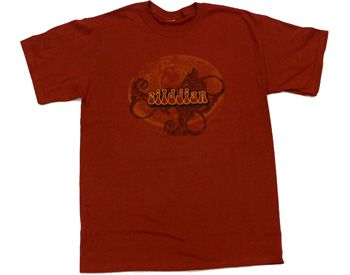Zildjian Cymbals Retro Red Tee T Shirt M L XL   NEW  