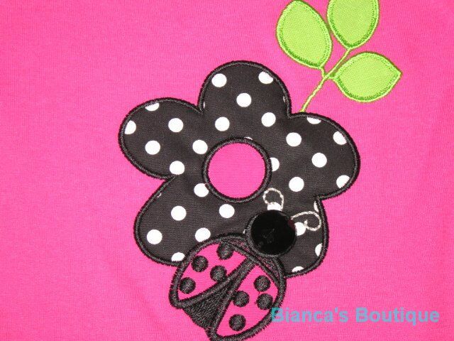 NEW LADYBUG DOT Tulle Dress Boutique Girls Clothes 4T  