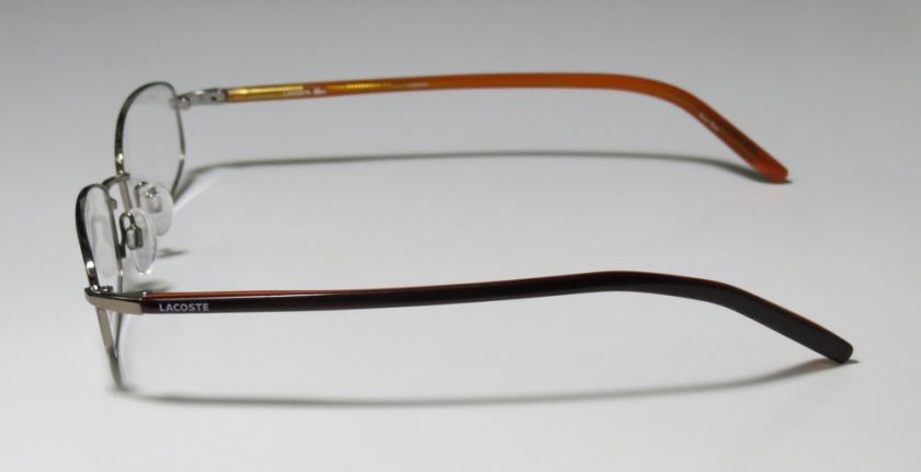 NEW LACOSTE 12012 52 19 145 OPHTHALMIC BROWN EYEGLASS/GLASSES/FRAME 