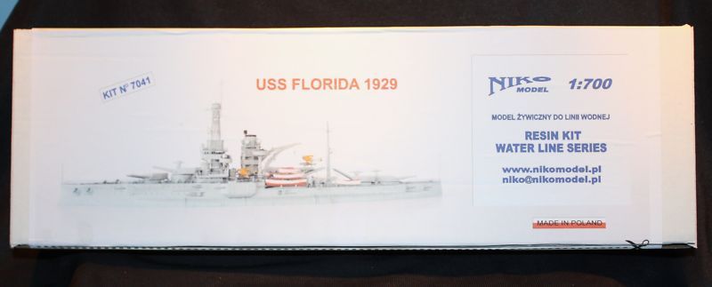 1175 1/700 Scale   Niko Model   USS Florida BB 30, 1929  