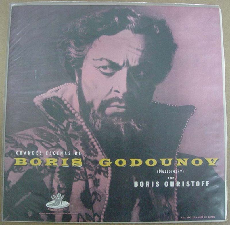 BORIS CHRISTOFF ANGEL UAL 12234 Boris Godonov Opera LP  