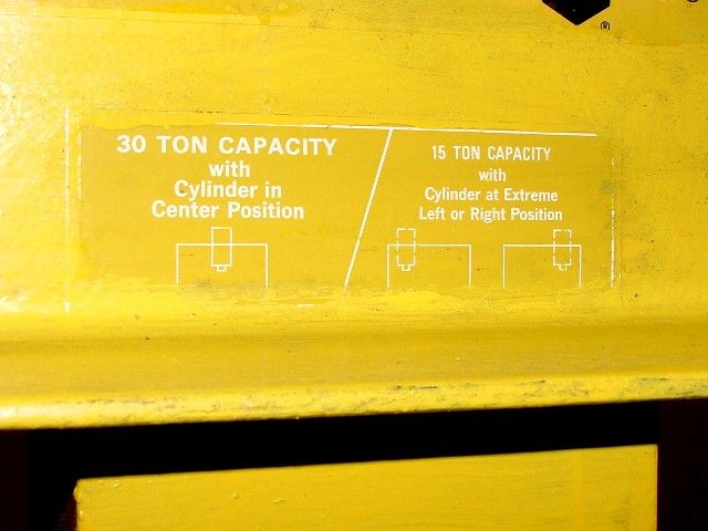 30 Ton 14 Strk Enerpac IPE 3060 H FRAME HYDRAULIC PRESS  