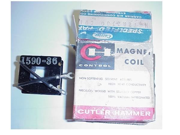 CARRIER HN72AZ300 CUTLER HAMMER 9 1590 36 COIL  NOS  