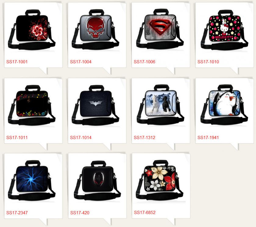 17 17.3 Sport Logos Laptop Shoulder Bag Sleeve Case  