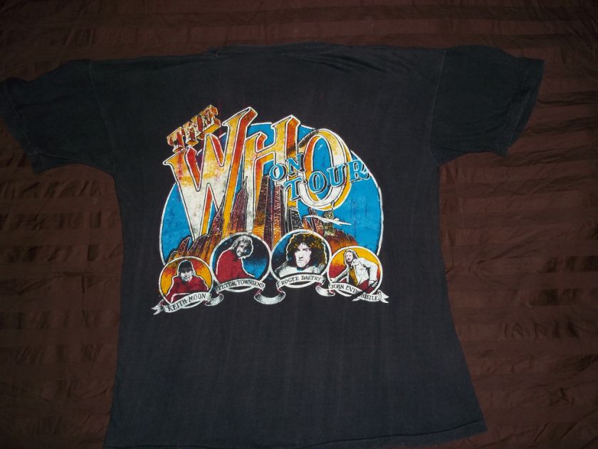 vtg THE WHO 1979 MAGIC BUS original t shirt MEDIUM M New York  