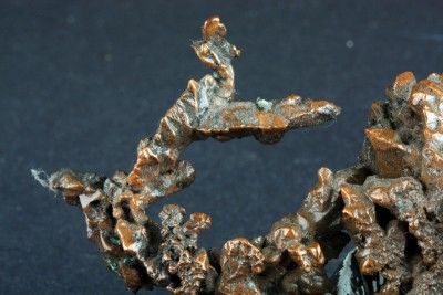 Native Copper Crystallized, Quincy Mine, Michigan  