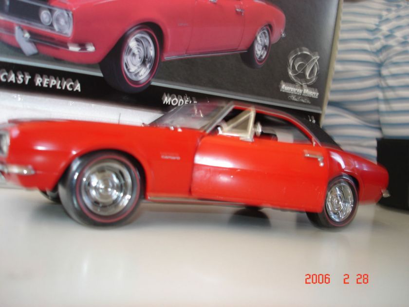   AMERICAN MUSCLE RED 1967 CHEVROLET CAMARO Z 28 2004 NIB SN10026  