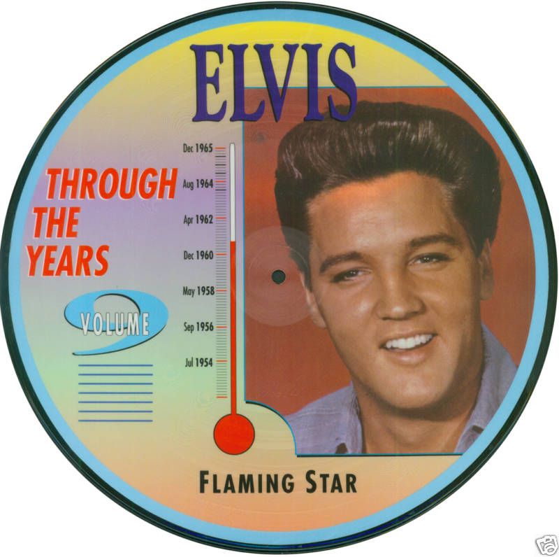 ELVIS PRESLEY Through the Years Vol. 9 LP PIC DISC  