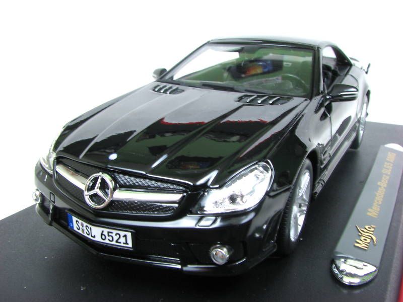 MAISTO 2009 MERCEDES BENZ SL65 AMG BLACK 1/18 DIECAST  