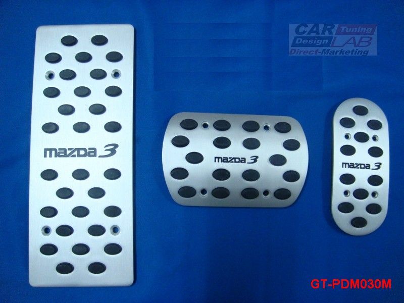 Mazda 3 Mazda3 M3 MANUAL Transmission ALUMINUM SPORT PEDALS PAD COVERS 