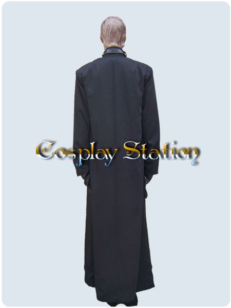 Package Includes Black Top + Black Overcoat + Chest Harness + Belt 