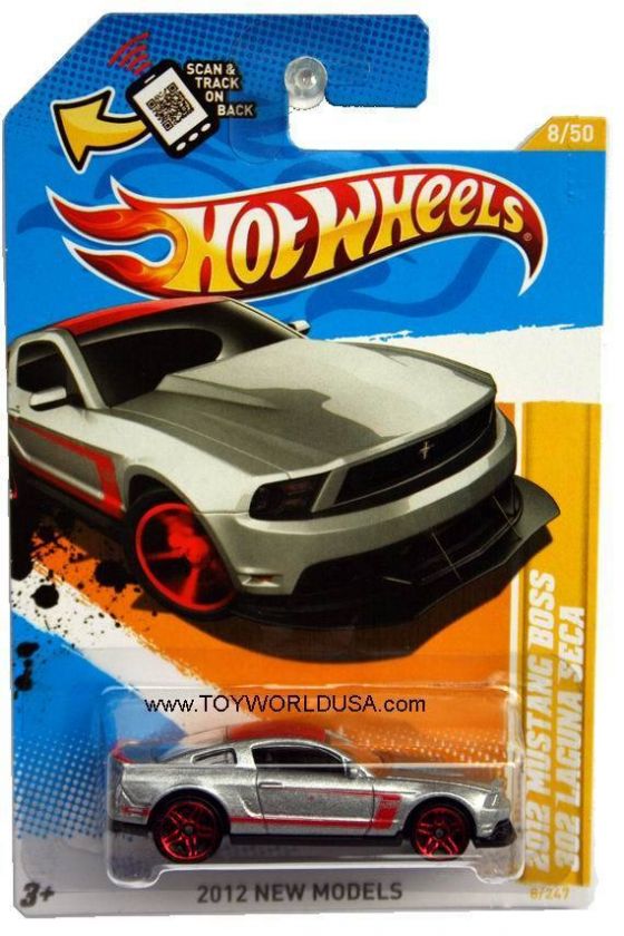 2012 Hot Wheels New Models #8 2012 Ford Mustang Boss 302 Laguna Seca 