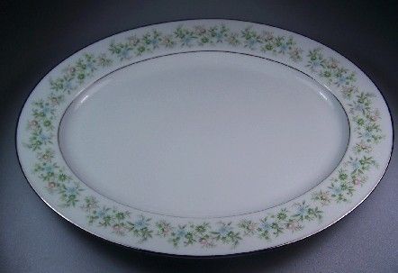 NORITAKE SAVANNAH #2031 OVAL SERVING PLATTER 13 5/8  