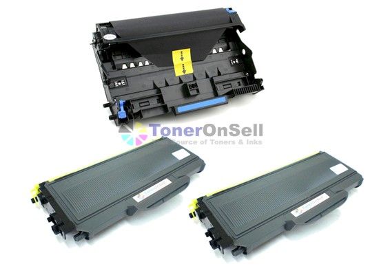 Brother 2 TN360 TN 360 DR360 DR 360 Toner Drum Combo HL  