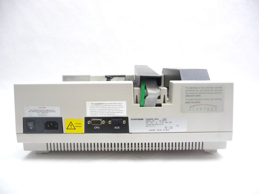 SCANTRON SCANMARK ES/2260 ES2260 OPTICAL MARK READER  