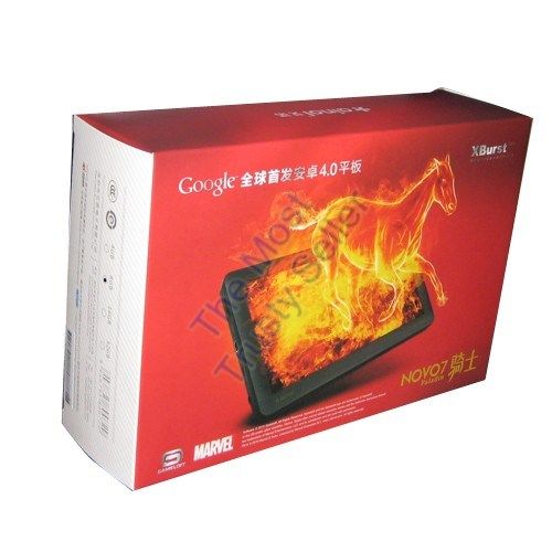 100% New Ainol NOVO 7 Paladin Android 4.0 Ice Cream Sandwich 7 Inch 