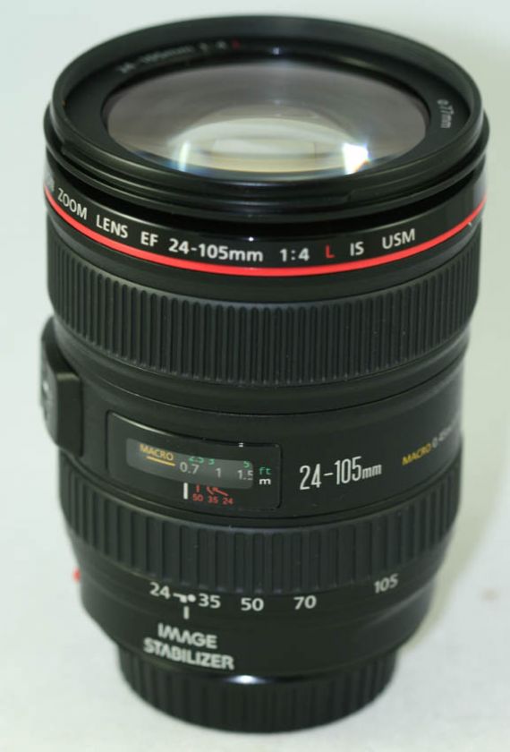 NEW Canon EF 24 105mm f/4L IS USM Lens kit 7D 1D 1DS  
