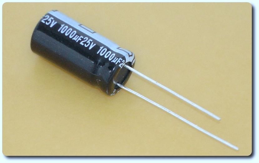 5x 1000uF/25V Radial Electrolytic Capacitor 1000uF 25V  