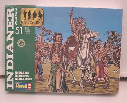 REVELL INDIANER Indians WILD WEST 1/72 Model Kit SEALED  