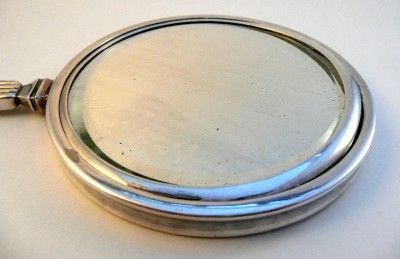   1930s Georg Jensen Denmark BERNADOTTE Sterling HAND MIRROR #278  