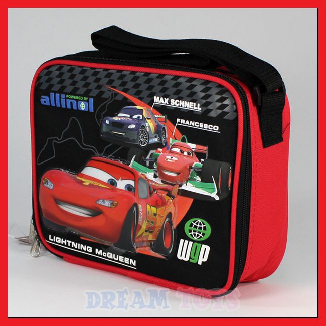 Disney Pixar Cars 2 McQueen WPG Lunch Bag   Box School  