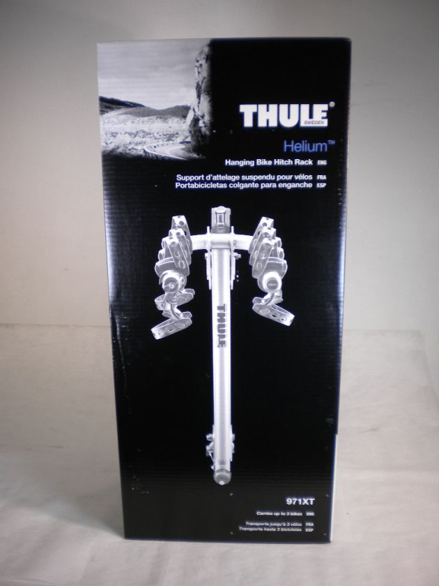 NEW THULE HELIUM 971 XT 971XT 3 BIKE HITCH BIKE CARRIER  