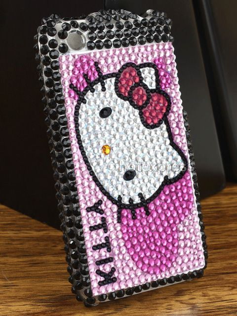 Hello Kitty Diamond Full Case Cover fit iPhone 3G 3GS  