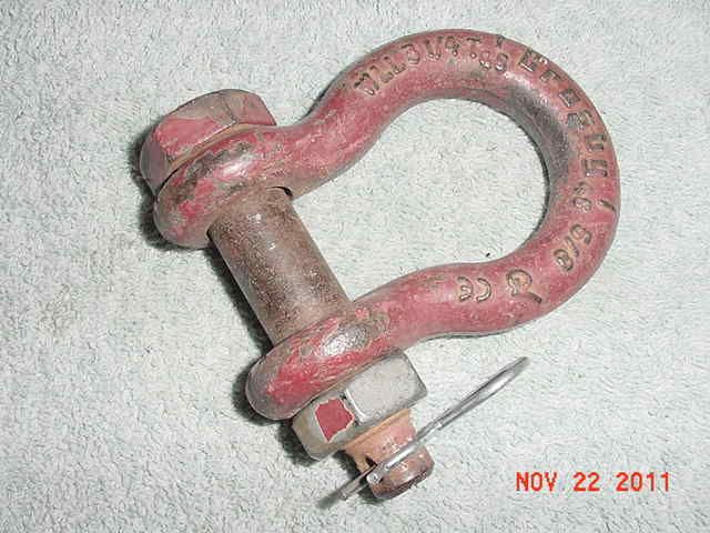 WLL 3 1/4 TON CROSBY SHACKLE ***NICE*** USA 