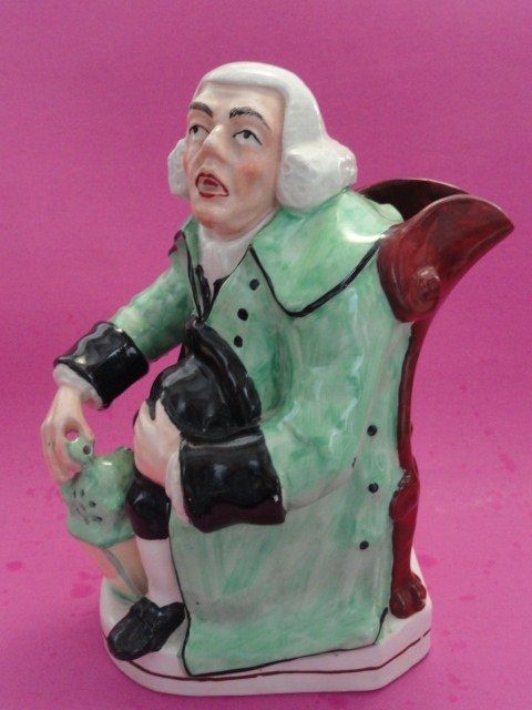 STAFFORDSHIRE 19 Century TOBY JUG, THE NIGHT WATCHMAN  