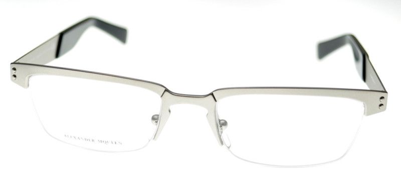 ALEXANDER MC QUEEN EYEGLASS AMQ 4138 IN PALLADIUM MATTE  