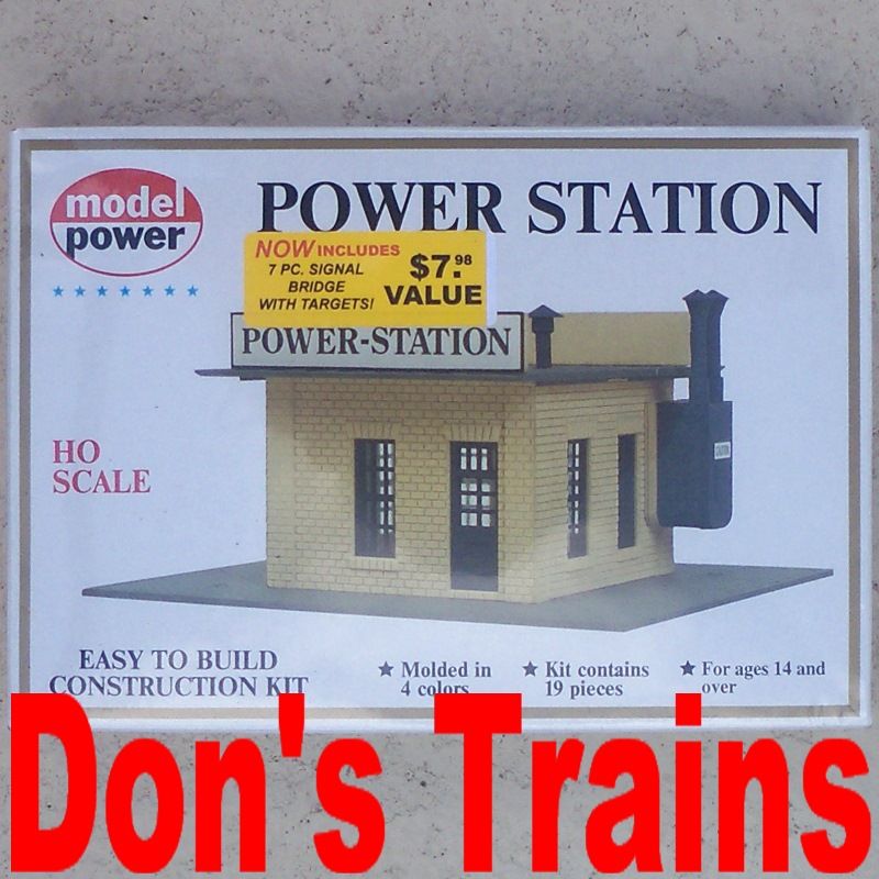 Model Power 443 Power Station HO Scale Kit New  