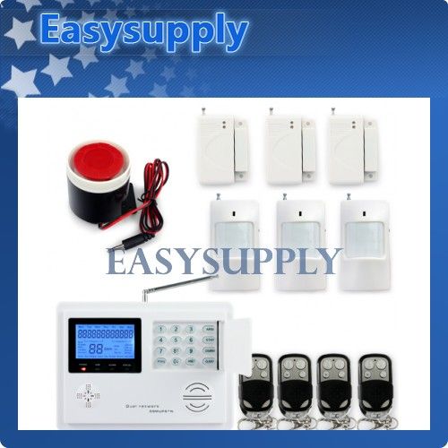 99 Zones Wireless/Wired Burglar Intruder Security System GSM/PSTN 