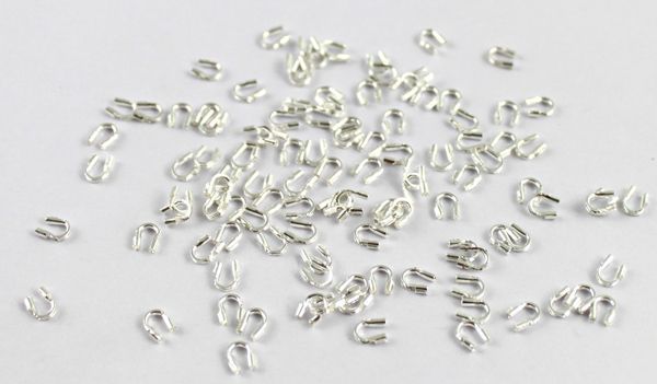 200PCS Silver Plate Wire Guardian Wire Protectors 5mm  