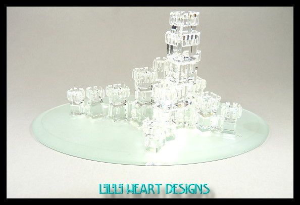 WINTER CARNIVAL CASTLE MADE WITH SWAROVSKI CRYSTAL RETIRED  