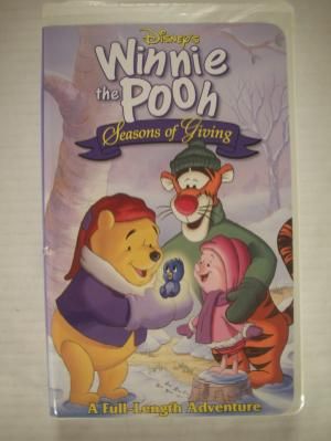 Disney Winnie The Pooh Seasons of Giving VHS Tape 786936142112  