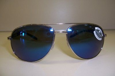 NEW COSTA DEL MAR WINGMAN SUNGLASSES PALLADIUM/BLUE 580  