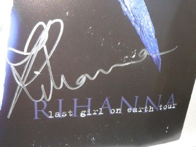 SIGNED/AUTOGRAPHED Rihanna Concert Program  