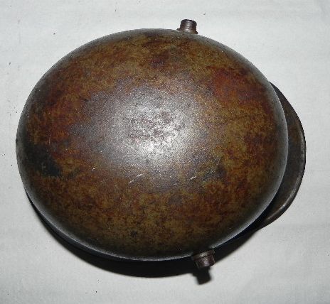 NICE RARE AUSTRIAN WWI M16 BROWN STEEL HELMET SHELL ISONZO  