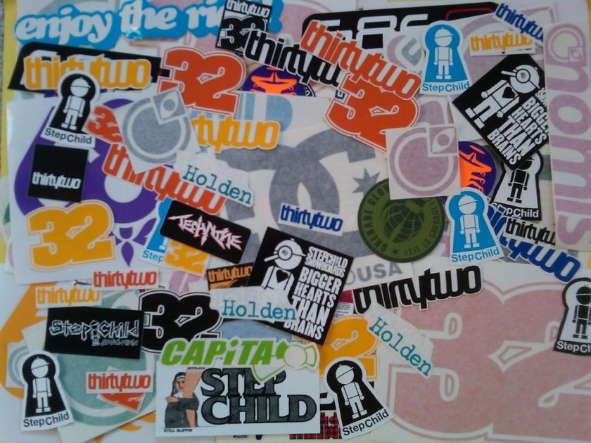   STICKER LOT GRENADE 32 NOMIS STEPCHILD DC GNU TECHNINE 686 ROME  