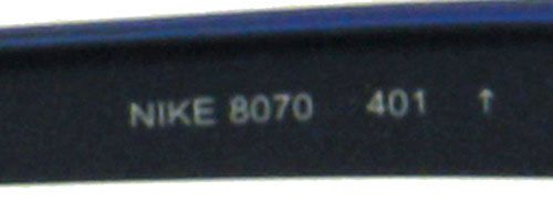 NEW NIKE EYEGLASSES NK 8070 BLUE 401 OPTICAL RX AUTH  